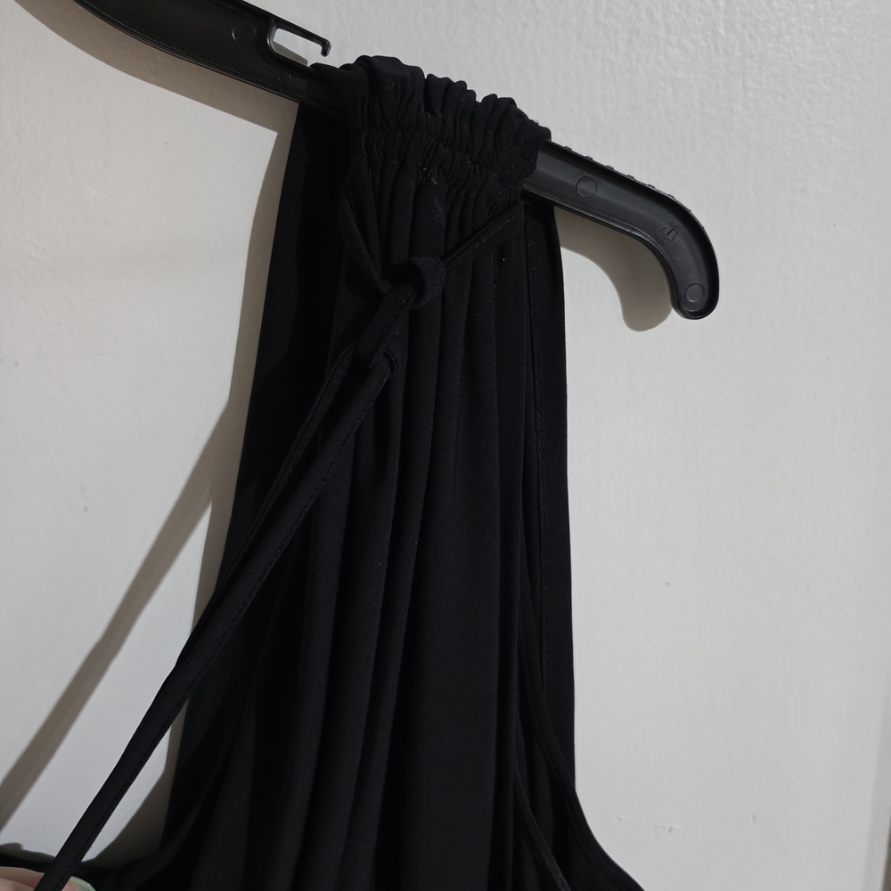 Gianni Bini Black One-Shoulder Ruched Maxi Dress - Picture 5 of 6